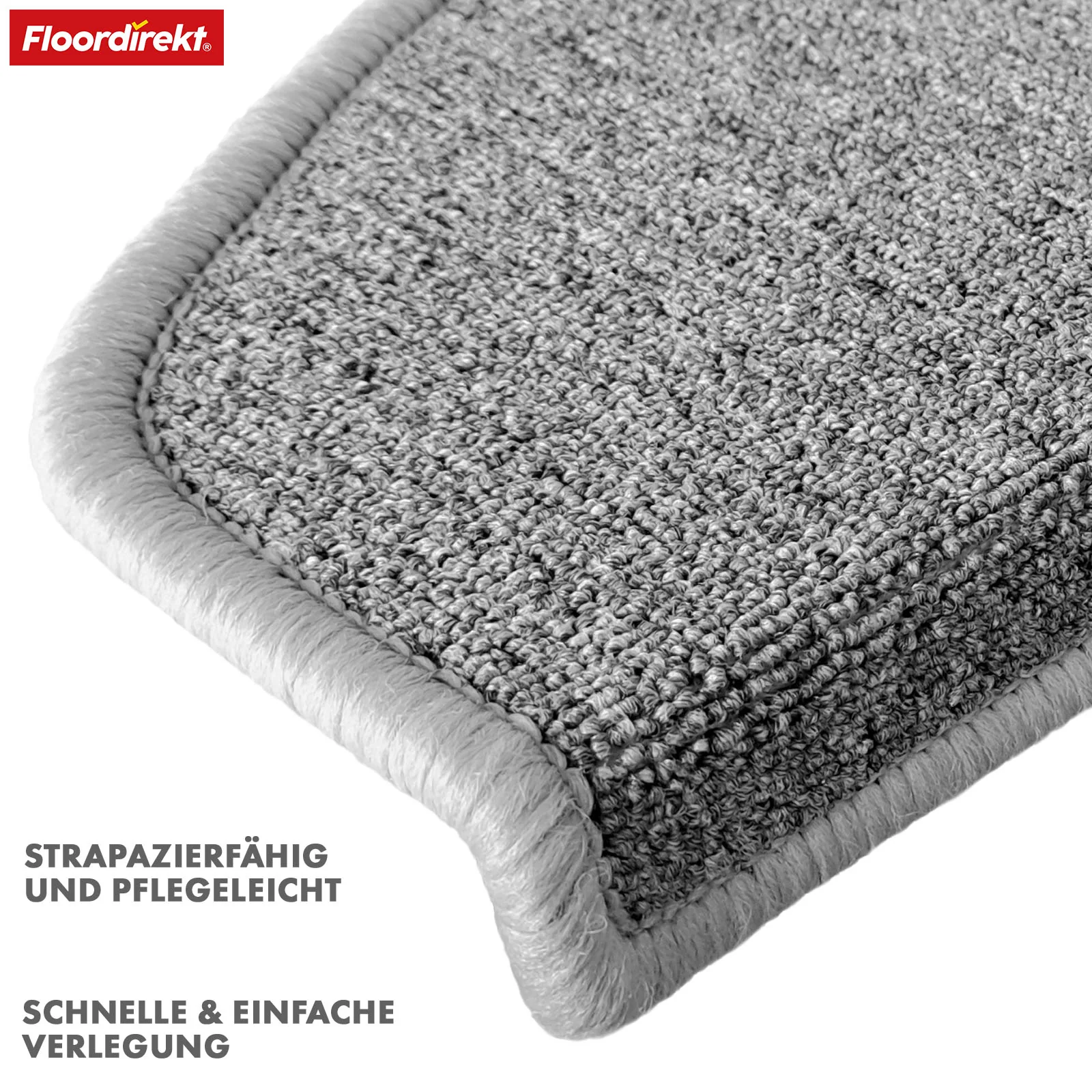 Stufenmatte | London Pro | Im modernen Design | Rutschfest & pflegeleicht | Halbrund - Image 12
