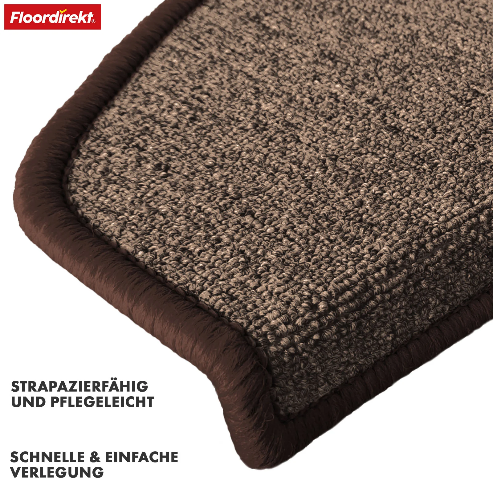 Stufenmatte | London Pro | Im modernen Design | Rutschfest & pflegeleicht | Halbrund - Image 19