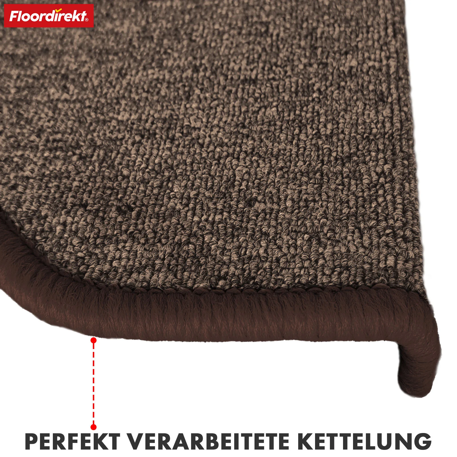 Stufenmatte | London Pro | Im modernen Design | Rutschfest & pflegeleicht | Halbrund - Image 20