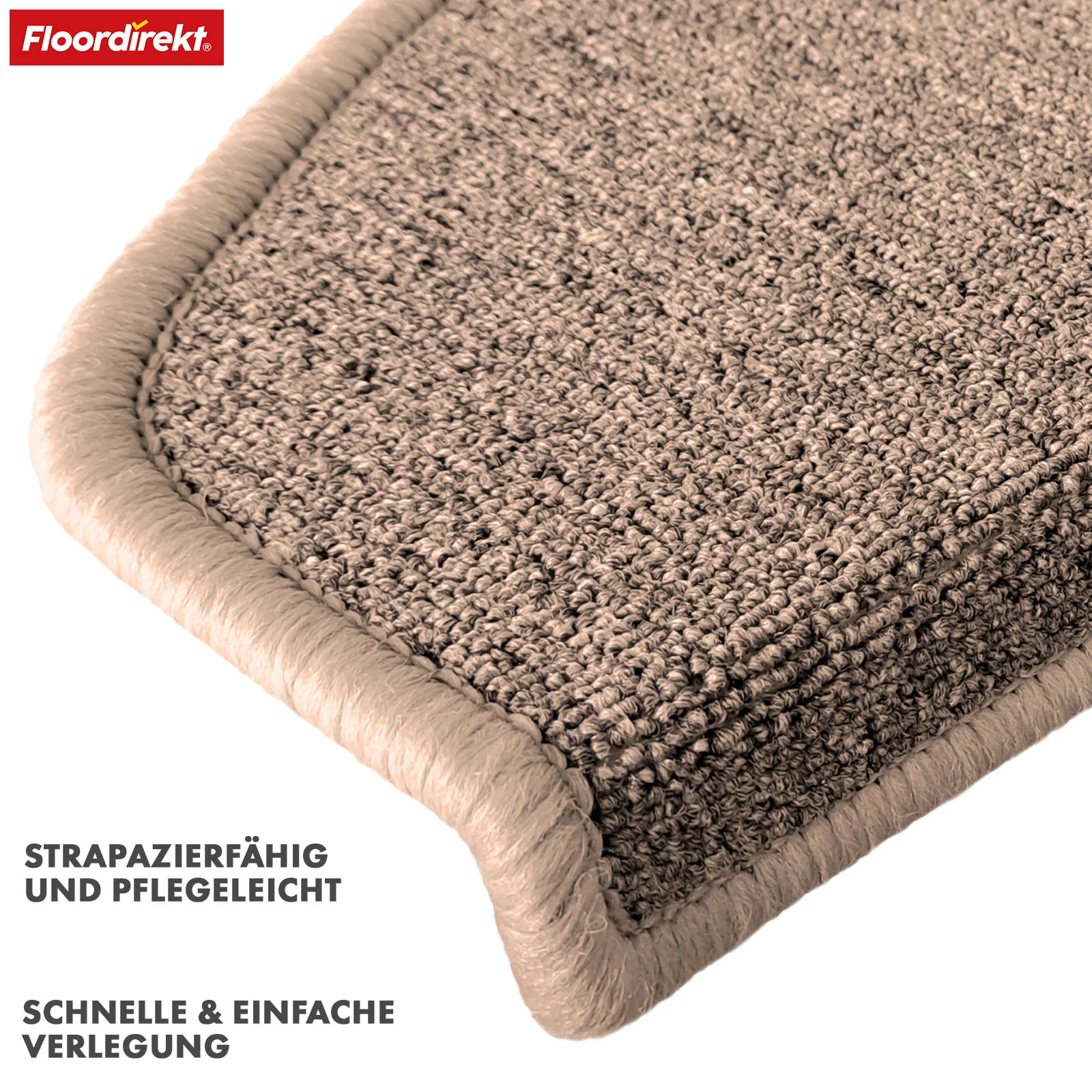 Stufenmatte | London Pro | Im modernen Design | Rutschfest & pflegeleicht | Halbrund - Image 26