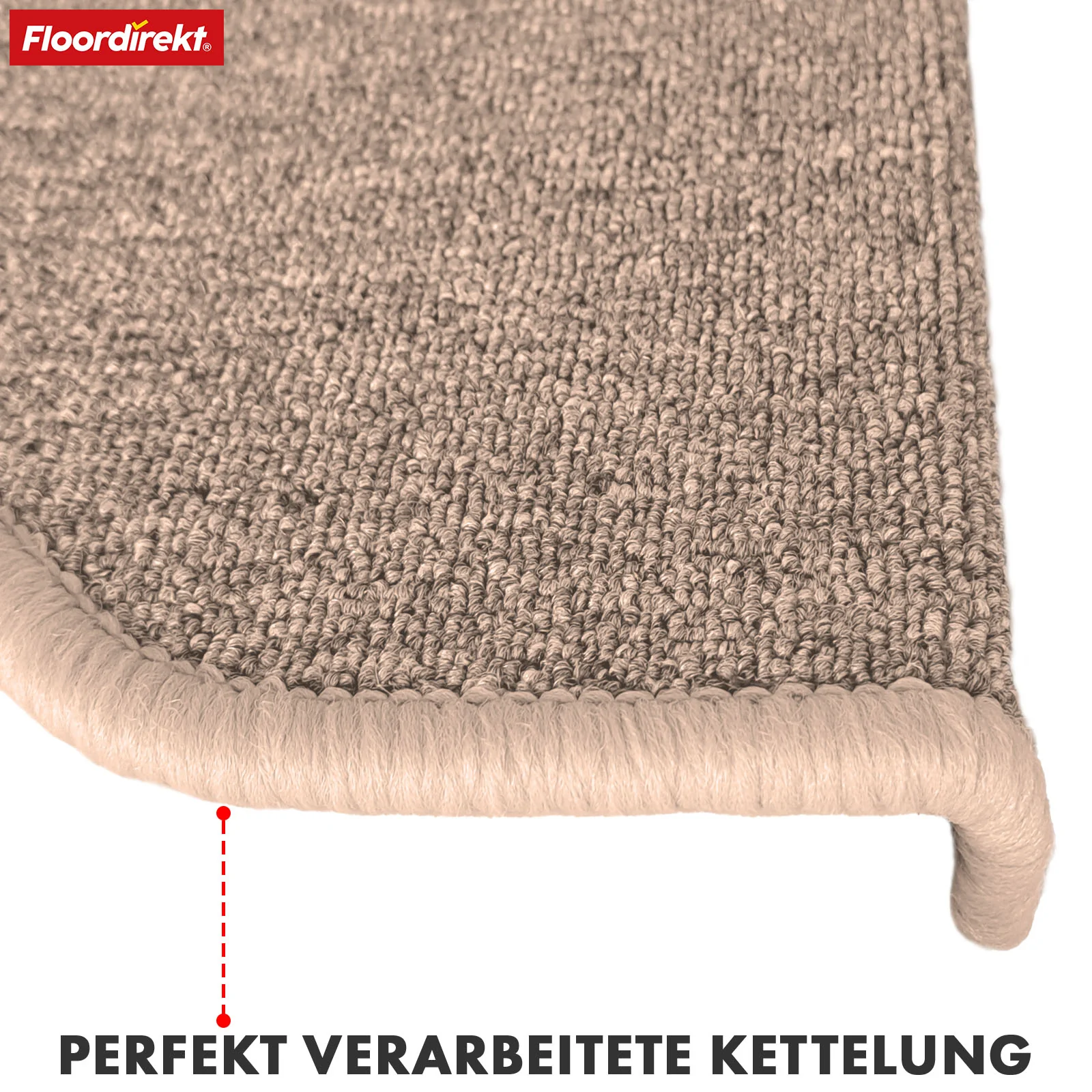 Stufenmatte | London Pro | Im modernen Design | Rutschfest & pflegeleicht | Halbrund - Image 27