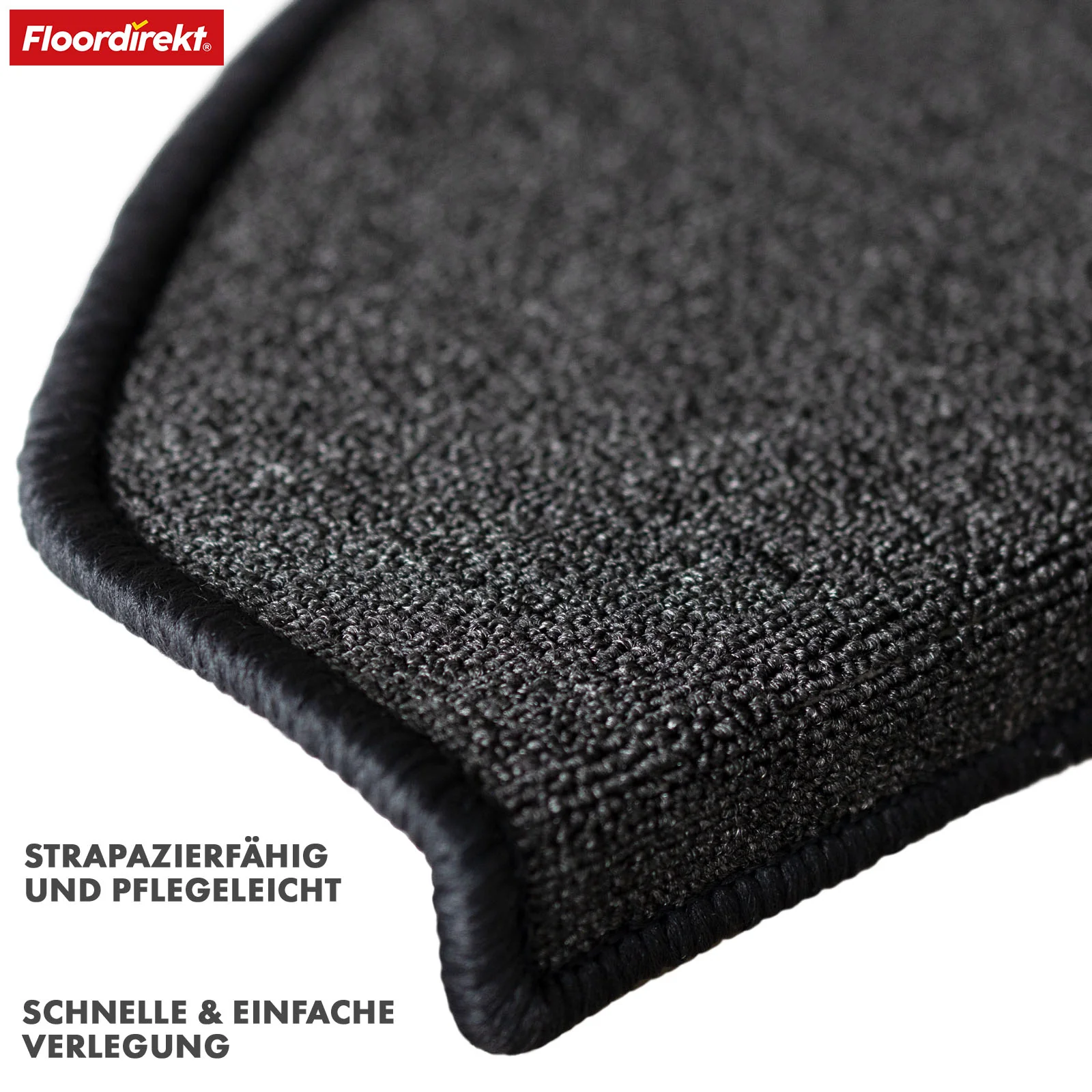Stufenmatte | London Pro | Im modernen Design | Rutschfest & pflegeleicht | Halbrund - Image 5
