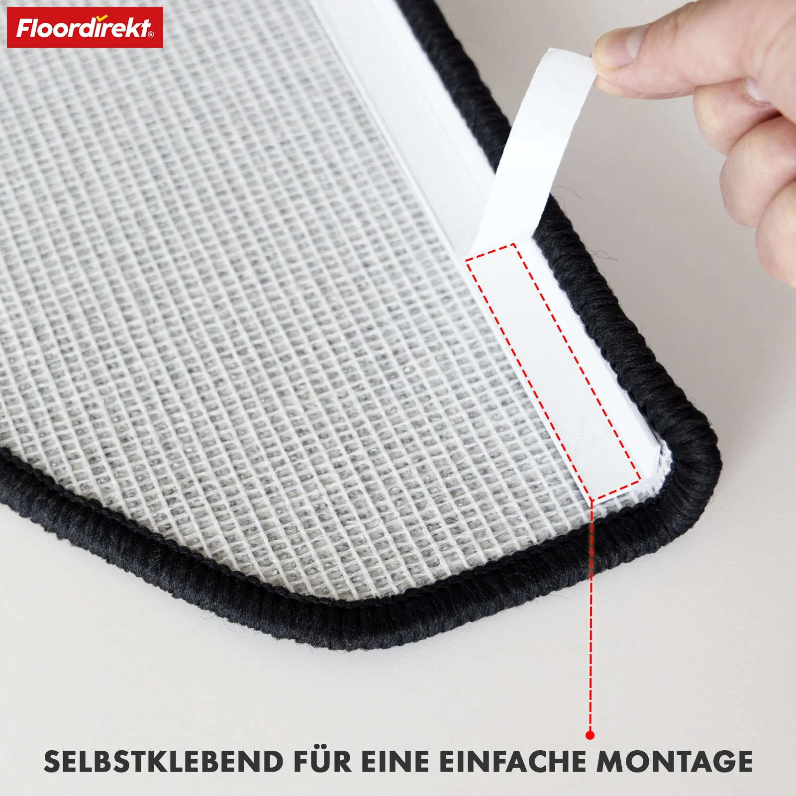 Stufenmatte | London Pro | Im modernen Design | Rutschfest & pflegeleicht | Halbrund - Image 7