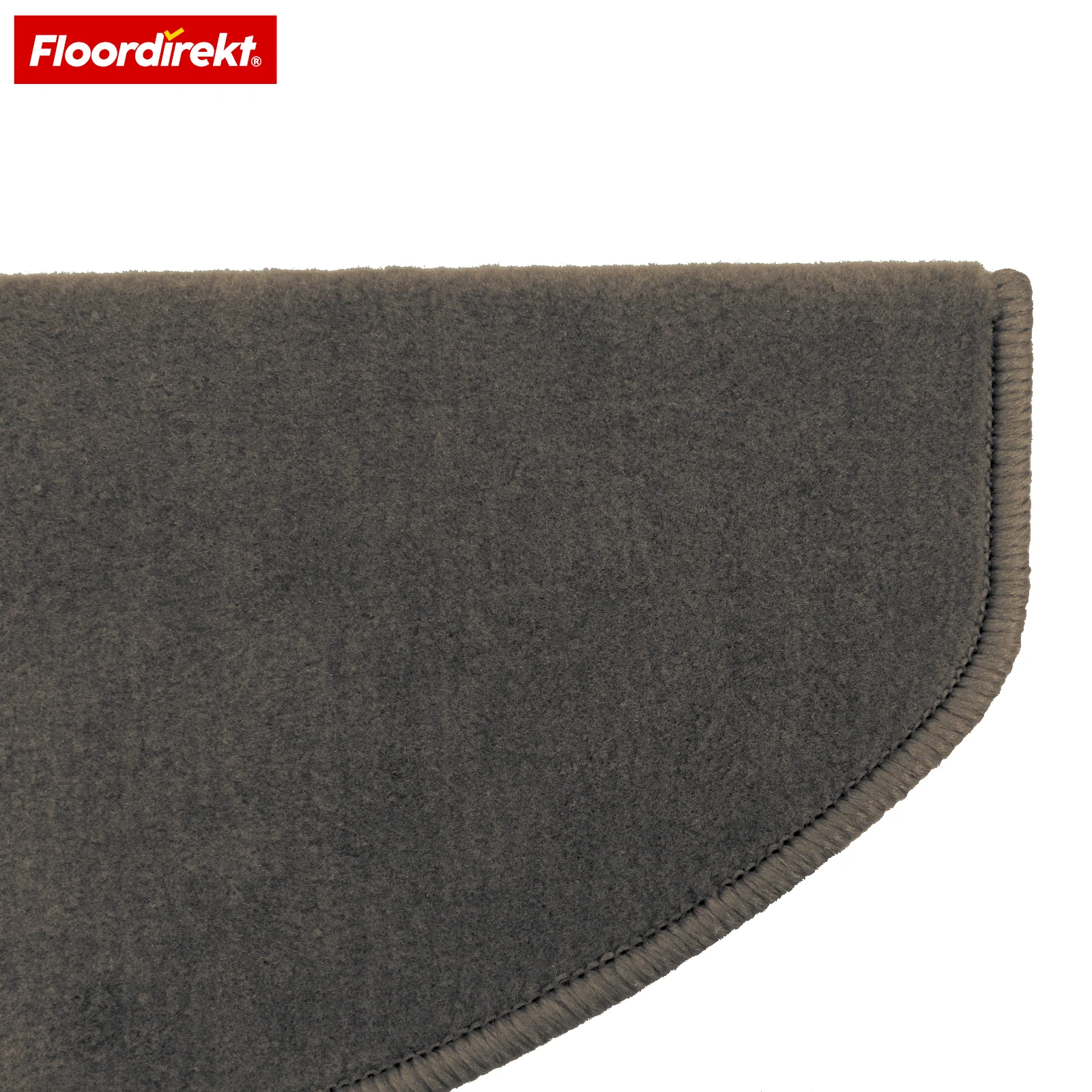 Velours-Stufenmatte | Wien | Halbrunde, rutschfeste Treppenmatte aus robustem Polypropylen | Treppenschutz, schalldämmend & antistatisch | Erhältlich in 4 modernen Farben - Image 5