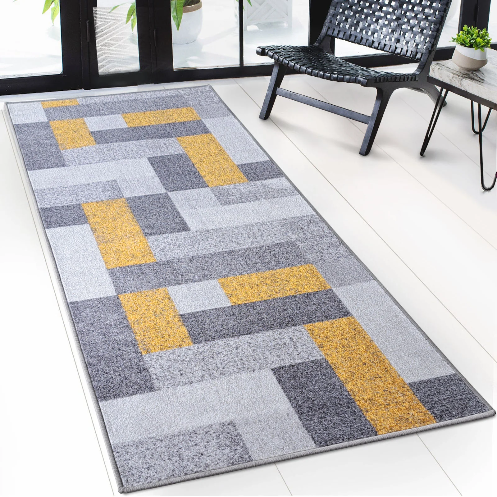 Teppich-Läufer nach Maß | New York | Rutschhemmend mit Gel-Rücken | Modernes Design in verschiedene Farben - Image 15