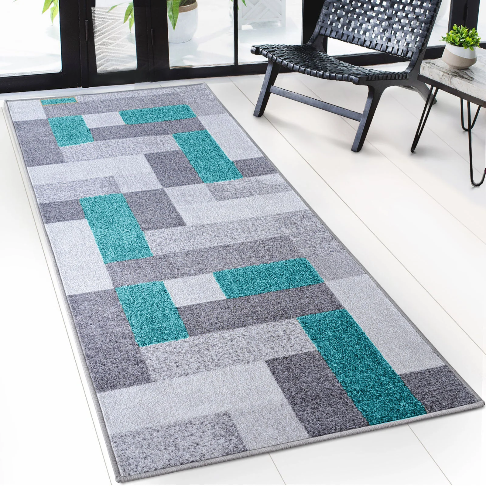 Teppich-Läufer nach Maß | New York | Rutschhemmend mit Gel-Rücken | Modernes Design in verschiedene Farben - Image 22