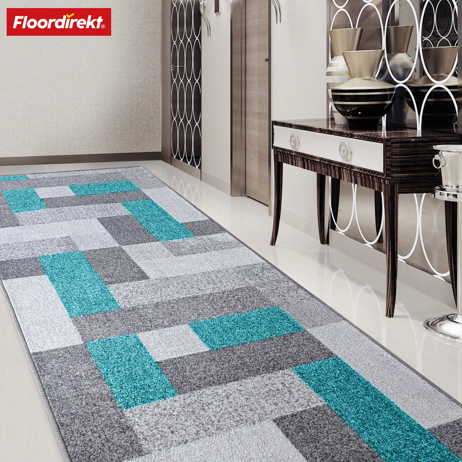 Teppich-Läufer nach Maß | New York | Rutschhemmend mit Gel-Rücken | Modernes Design in verschiedene Farben - Image 28