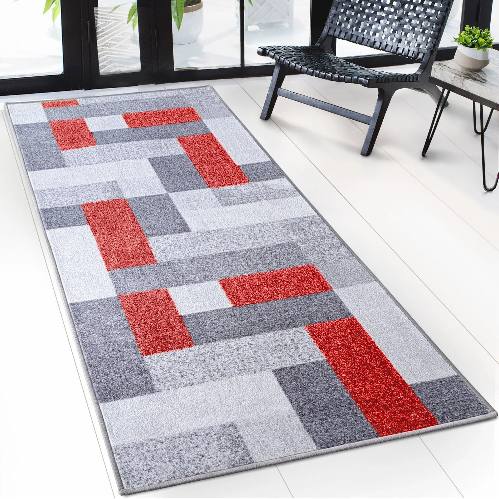 Teppich-Läufer nach Maß | New York | Rutschhemmend mit Gel-Rücken | Modernes Design in verschiedene Farben - Image 8