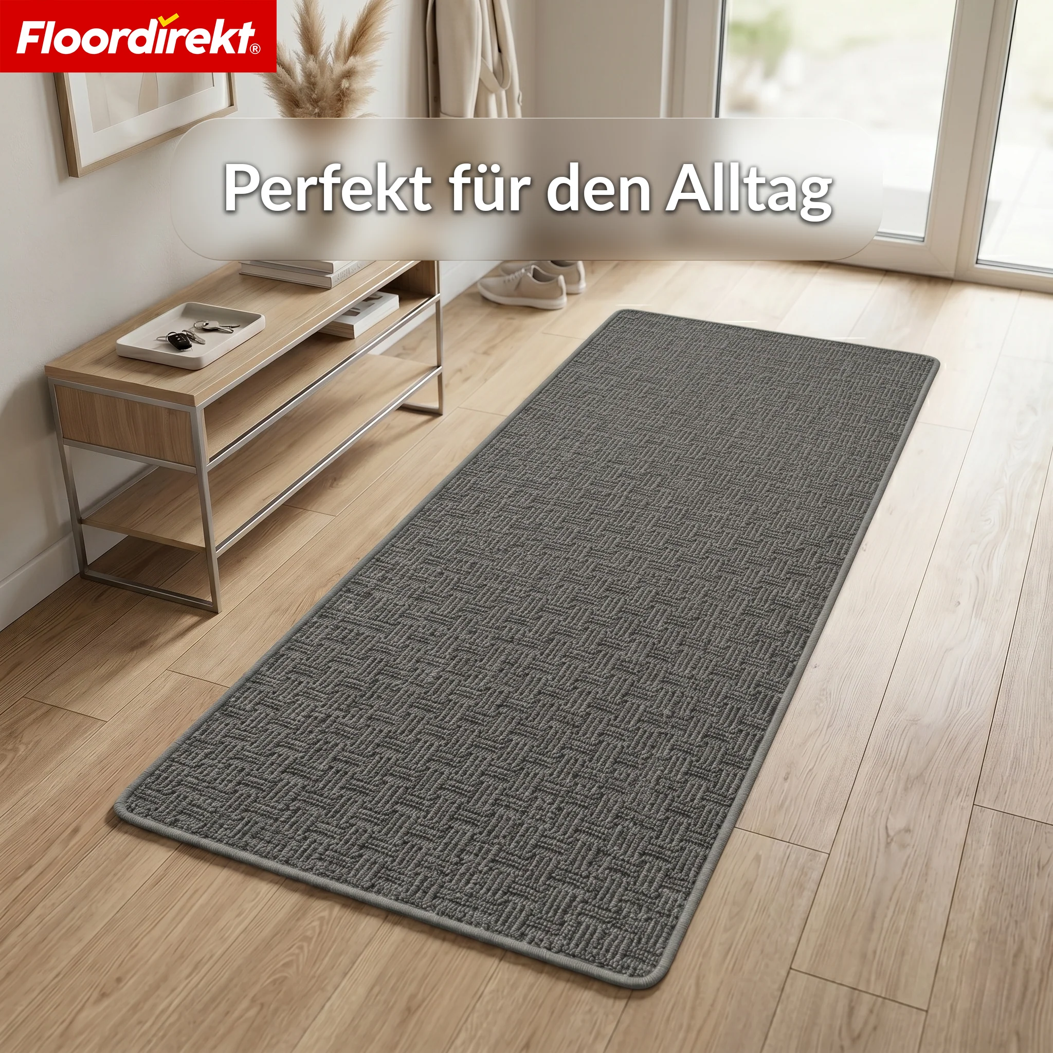 Teppichläufer | Monaco | Schmaler Teppich mit Kettelung, pflegeleicht & strapazierfähig - Image 5