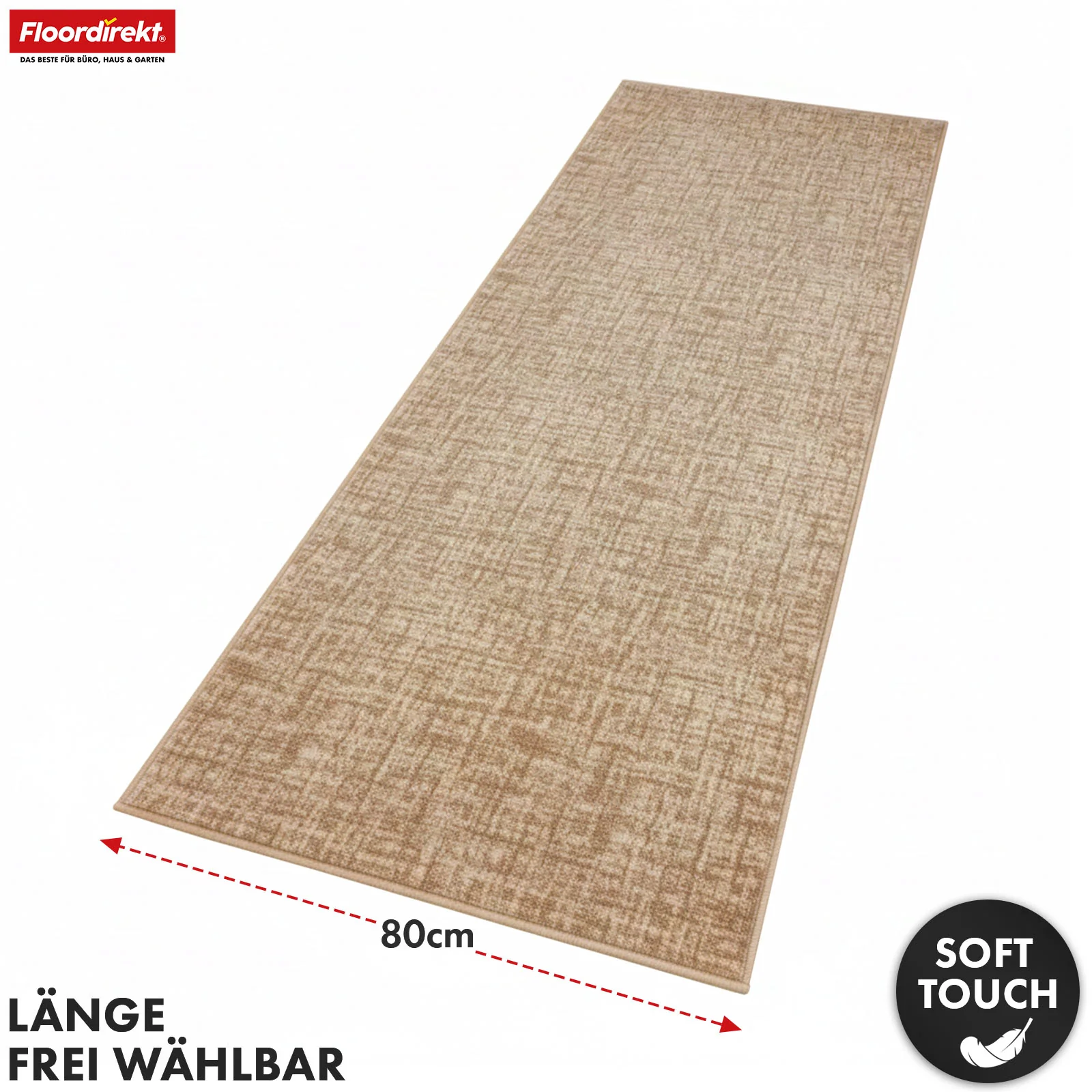 Teppichläufer | Tessaro | Moderner Läufer für Flur, Küche & Eingang | Rutschfest, pflegeleicht & langlebig | In verschiedenen Farben erhältlich - Image 13