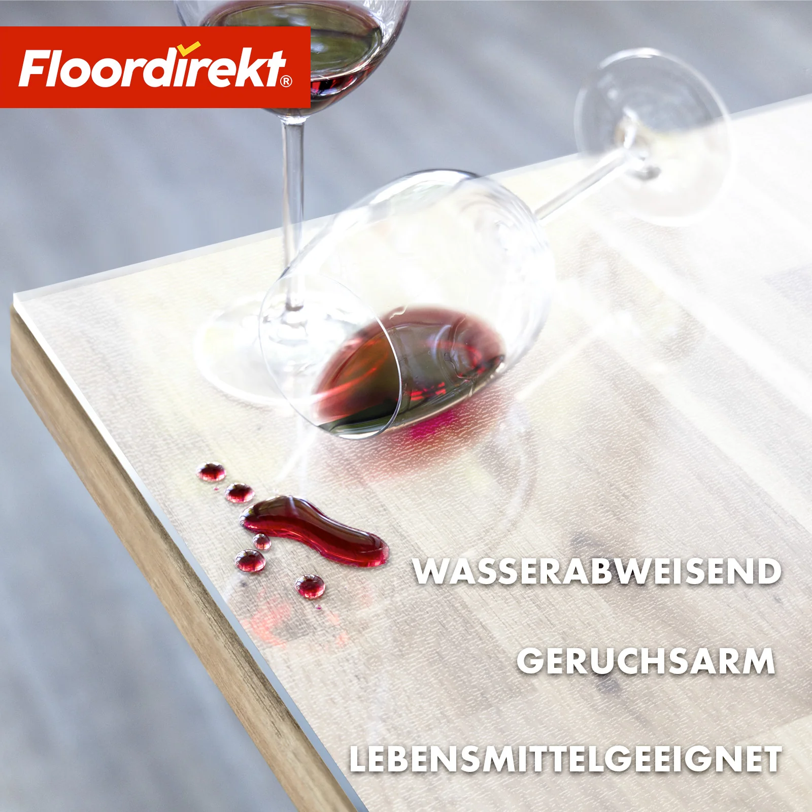 Tischfolie | Neo Milky | Halbtransparente Tischschutzfolie in Milchweiß auf Maß mit geradem Schnitt - Image 6