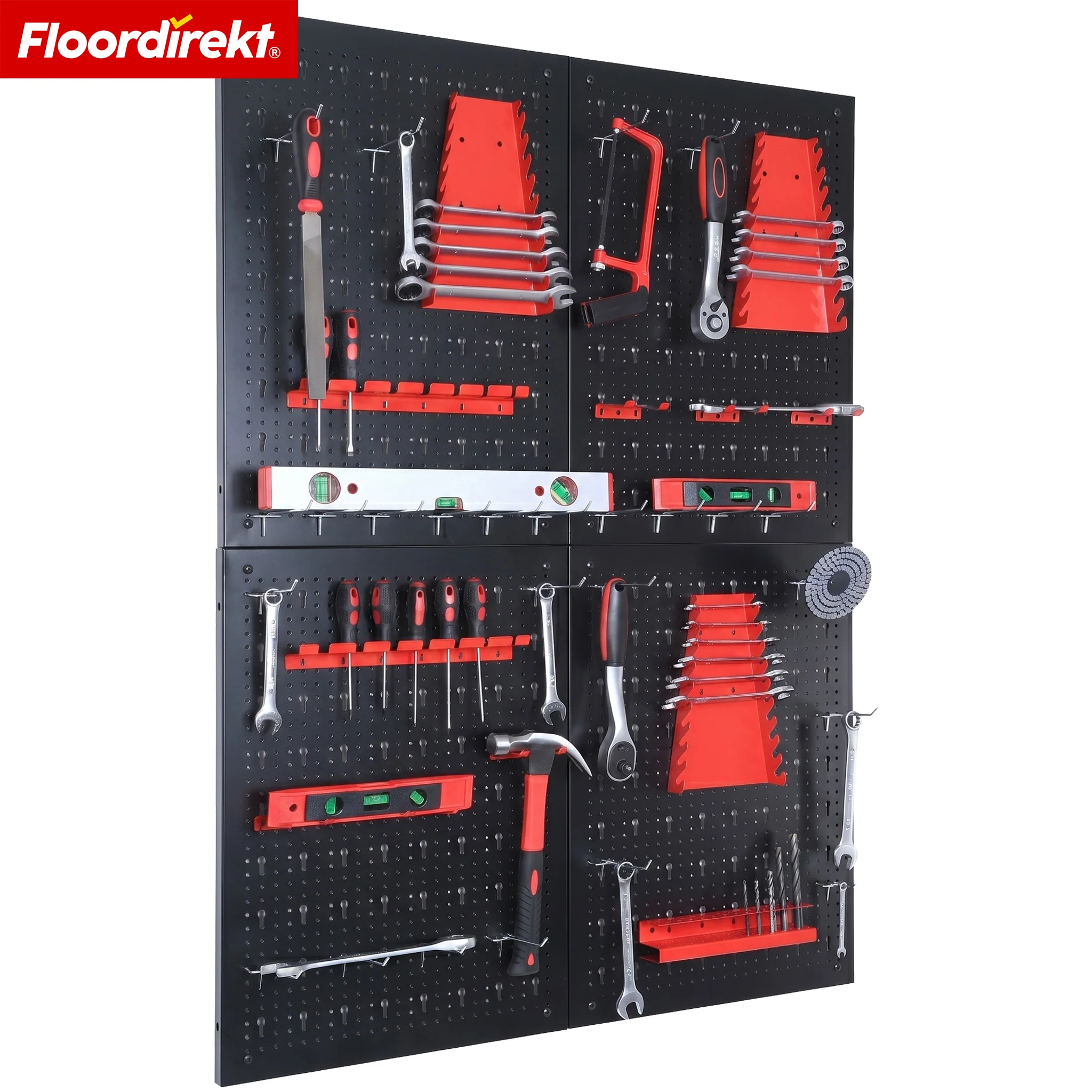 Werkzeugwand | Parker | Lochwand Set aus Metall mit Zubehör | Werkzeughalter für Werkstatt & Garage - Image 19