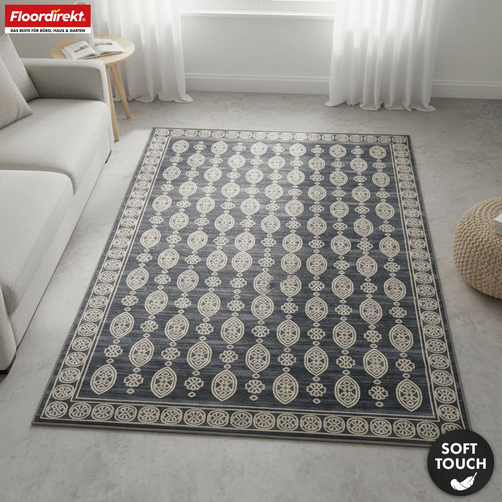 Wohnteppich | Marrakesh | Klassischer Teppich mit orientalischem Muster | Rutschfest, strapazierfähig & pflegeleicht | In verschiedenen Größen - Image 10