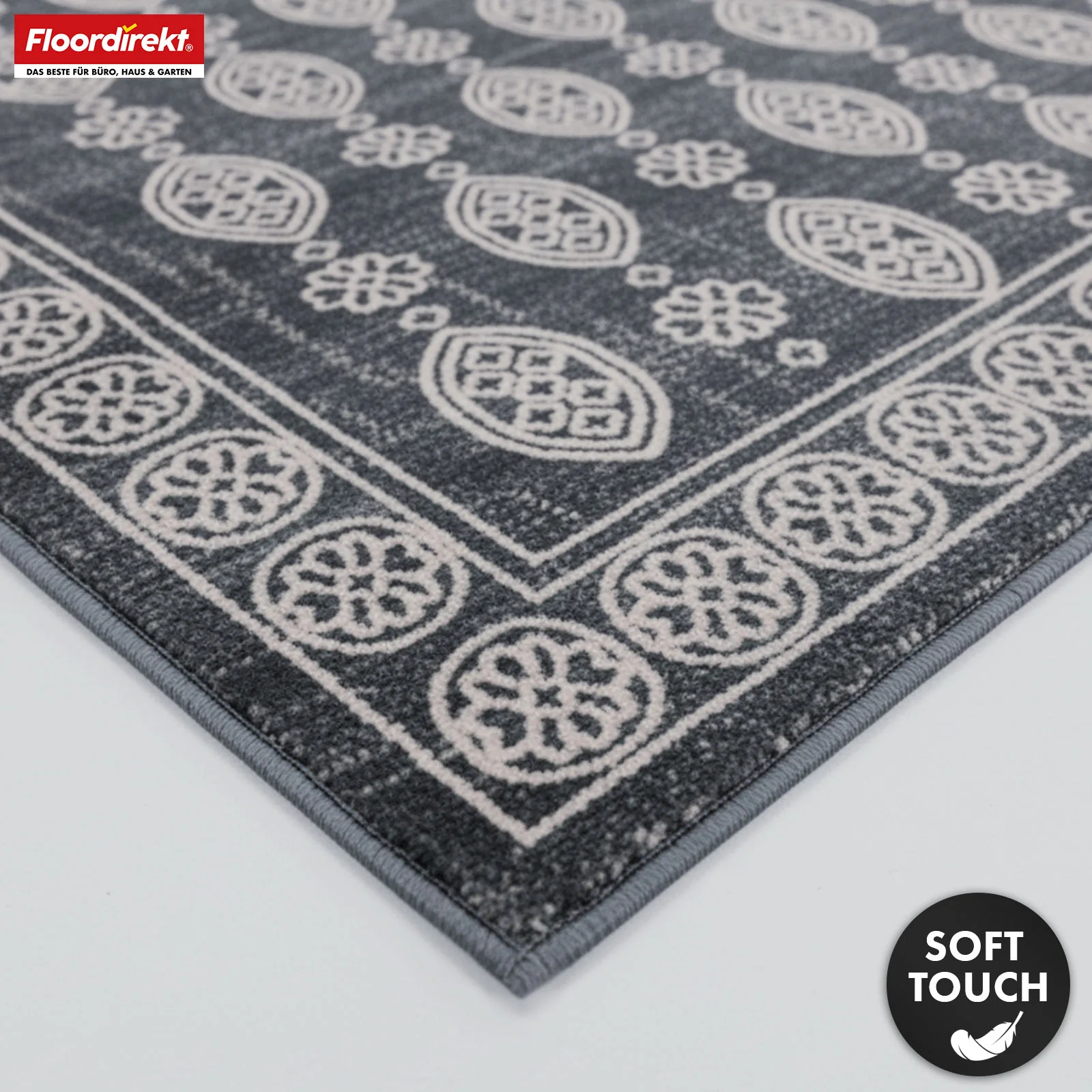 Wohnteppich | Marrakesh | Klassischer Teppich mit orientalischem Muster | Rutschfest, strapazierfähig & pflegeleicht | In verschiedenen Größen - Image 4