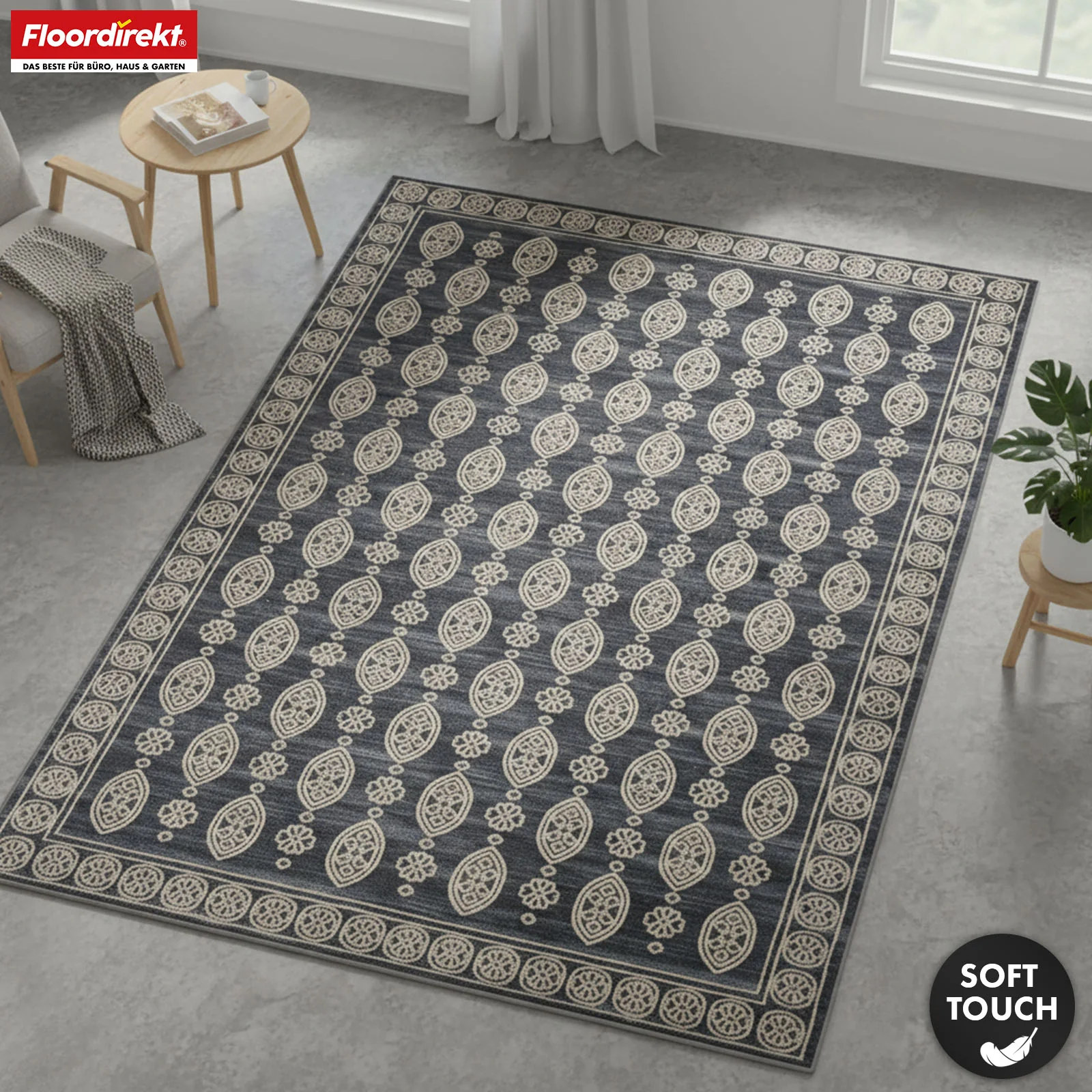 Wohnteppich | Marrakesh | Klassischer Teppich mit orientalischem Muster | Rutschfest, strapazierfähig & pflegeleicht | In verschiedenen Größen - Image 9