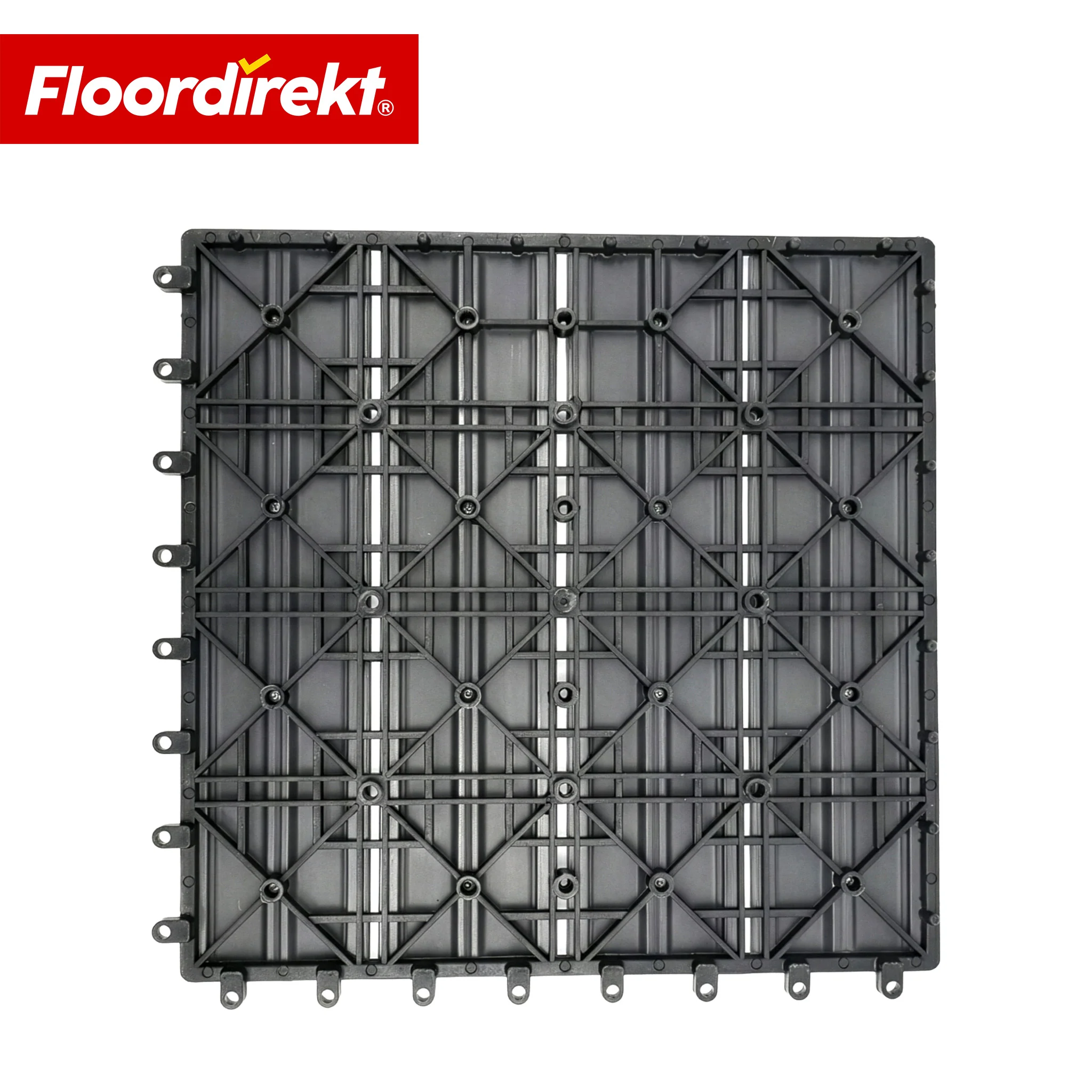 WPC-Terrassenfliese | Noble 3D | Moderne Klickfliese 30 x 30 cm für Balkon & Terrasse - Image 14