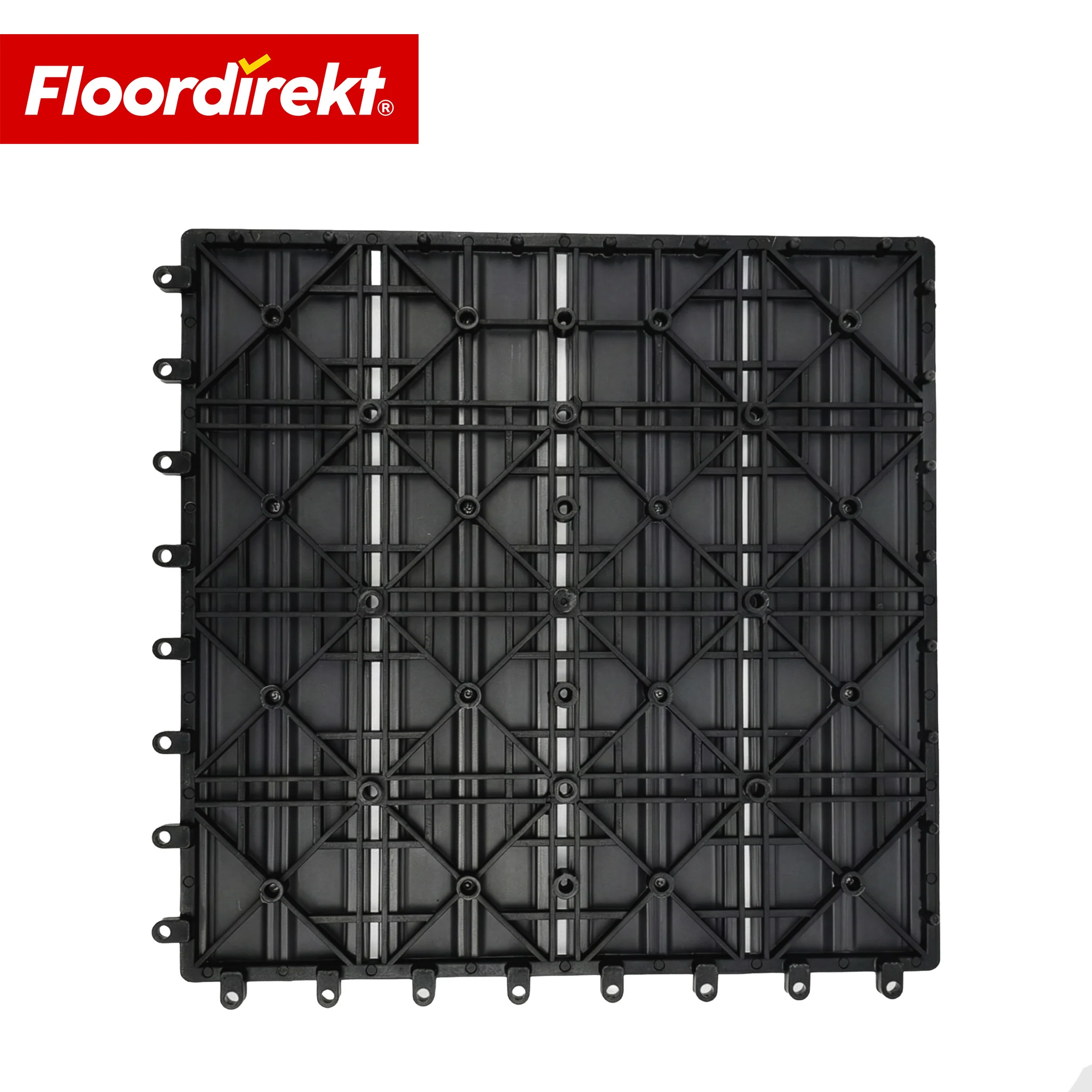 WPC-Terrassenfliese | Noble 3D | Moderne Klickfliese 30 x 30 cm für Balkon & Terrasse - Image 24