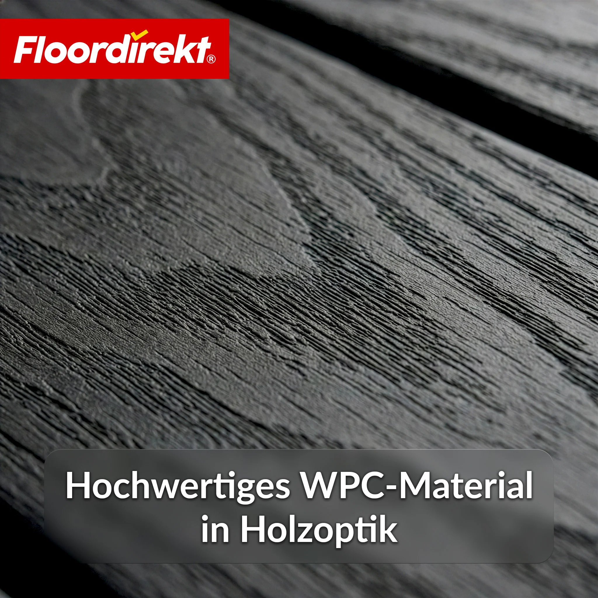 WPC-Terrassenfliese | Noble 3D | Moderne Klickfliese 30 x 30 cm für Balkon & Terrasse - Image 26