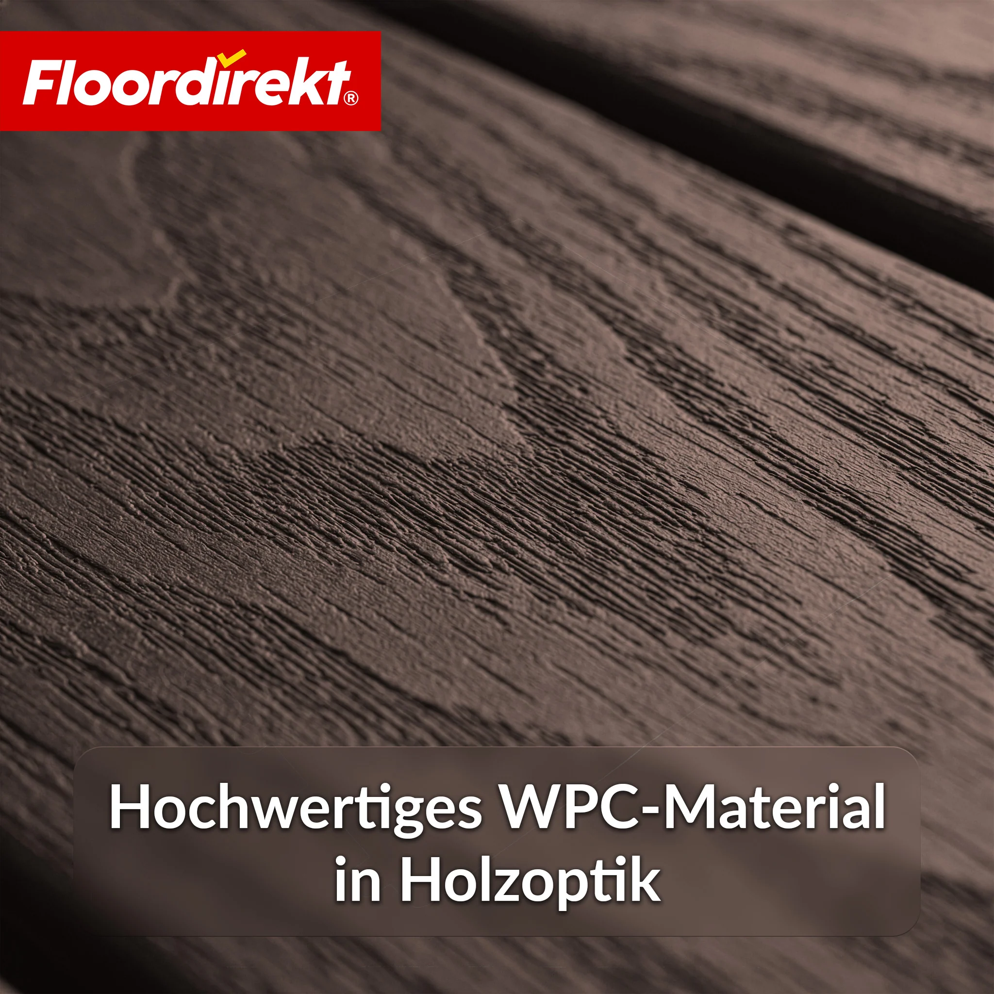 WPC-Terrassenfliese | Noble 3D | Moderne Klickfliese 30 x 30 cm für Balkon & Terrasse - Image 6